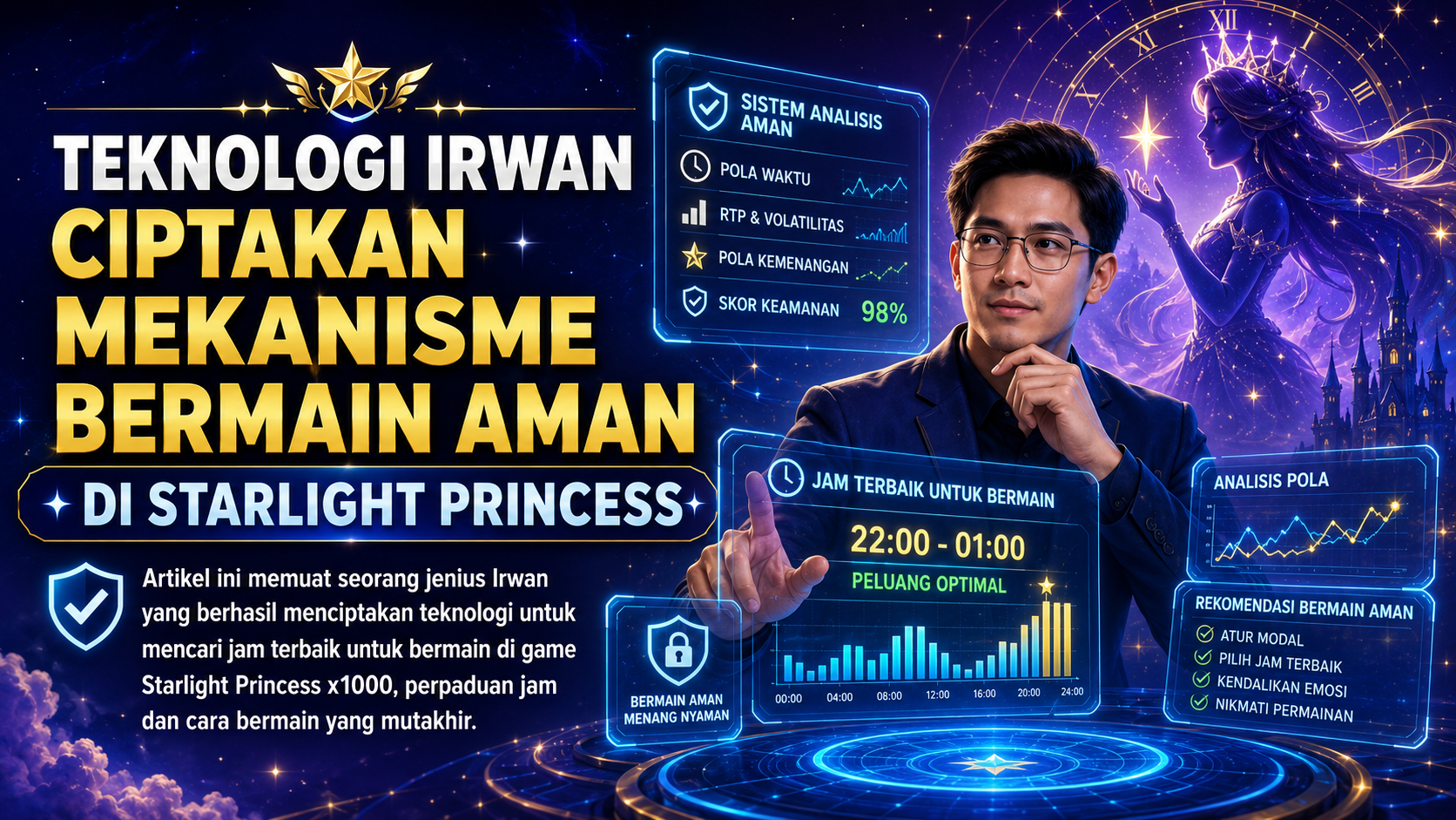Teknologi Irwan Ciptakan Mekanisme Bermain Aman Di Starlight Princess